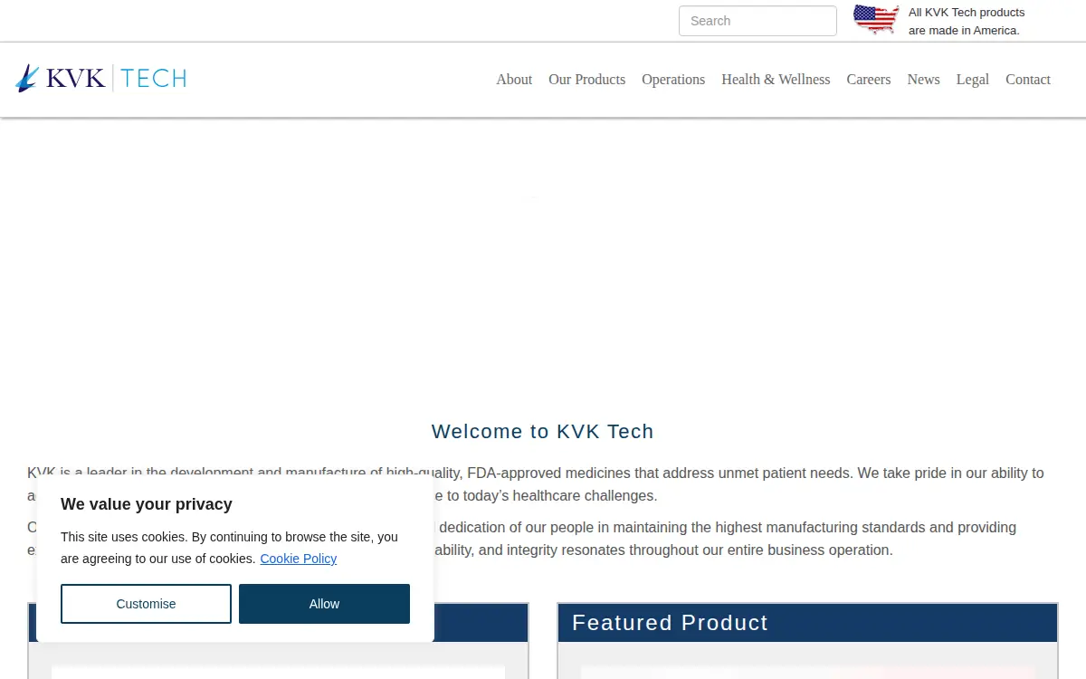 Homepage of Kvk-tech INC