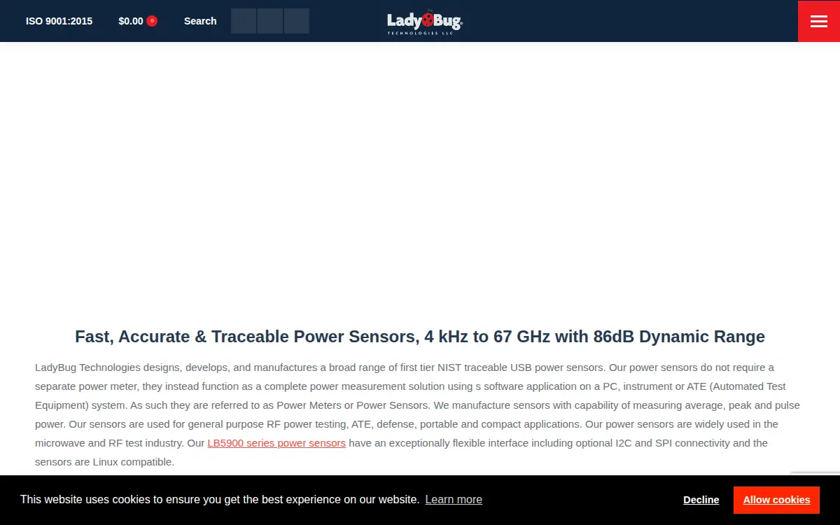 Homepage of Ladybug Technologies LLC