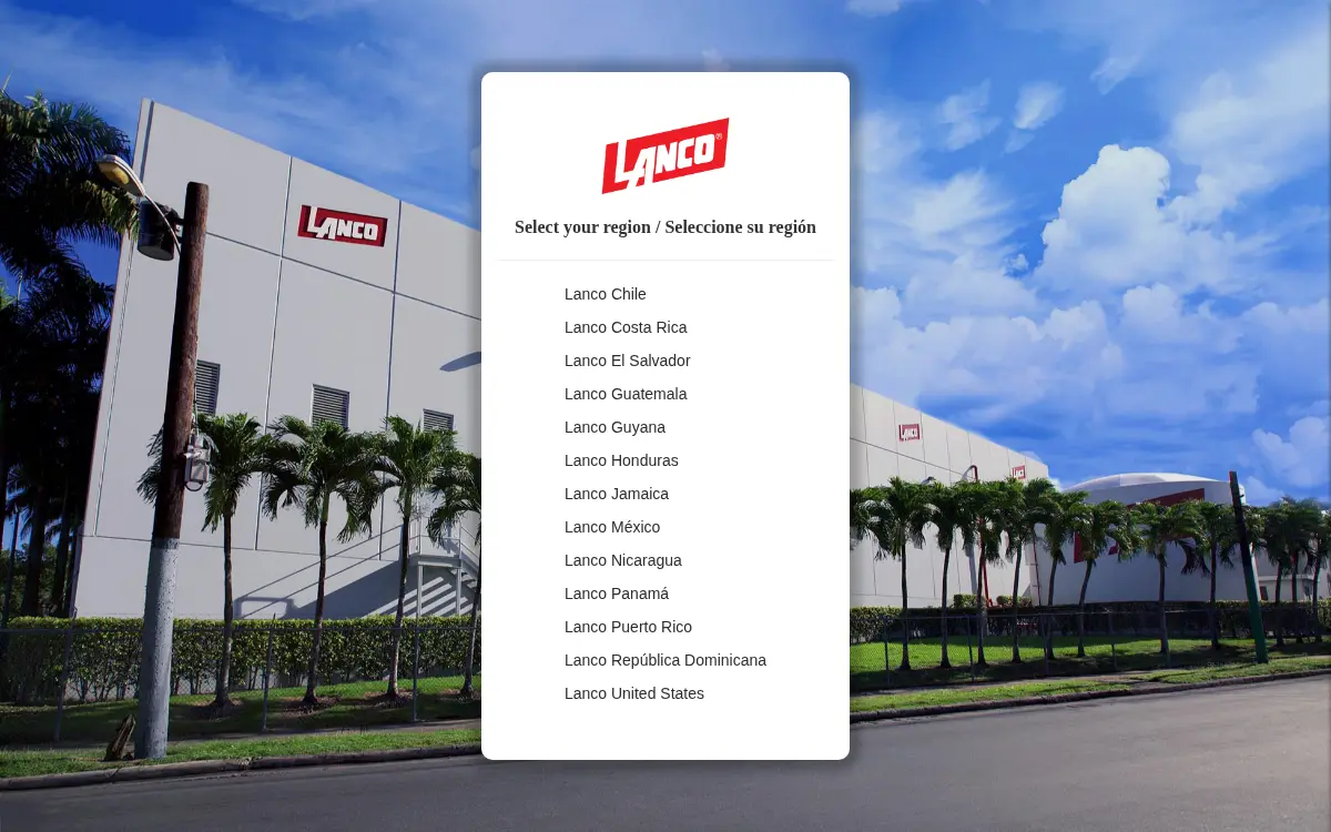 Homepage of Lanco Manufacturing CORP