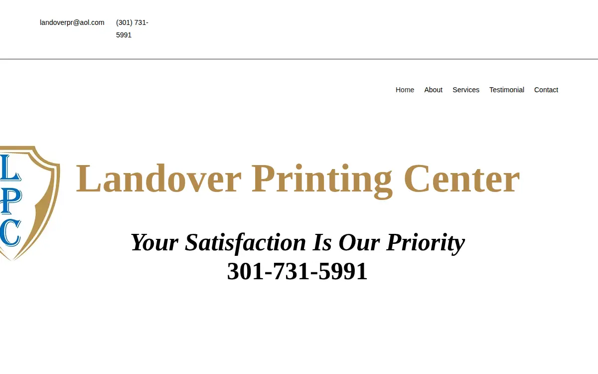 Homepage of Edgewater Printing, INC.