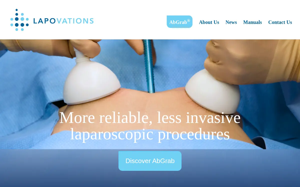 Homepage of Lapovations LLC