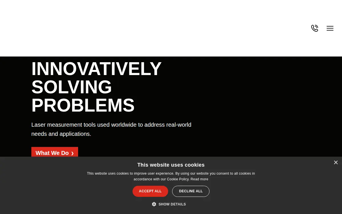 Homepage of Laser Technology, INC.