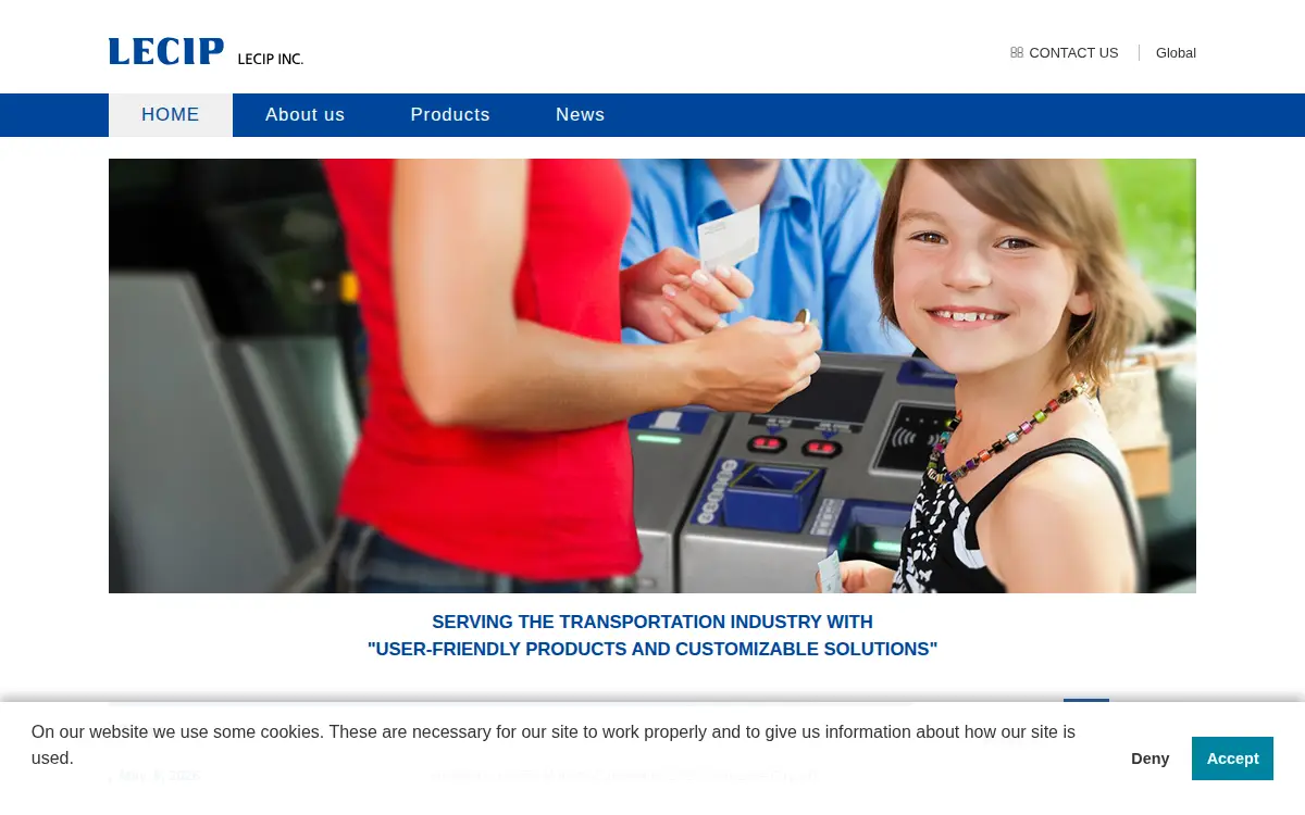 Homepage of Lecip INC