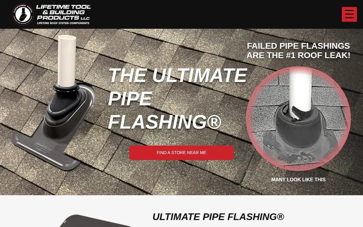 Homepage of Lifetime Tool & Building Products LLC