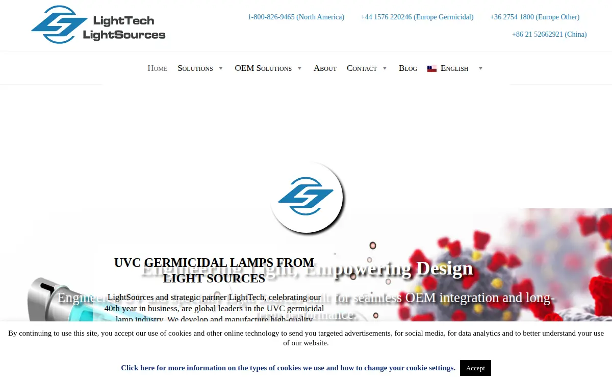 Homepage of Lcd Lighting, INC.