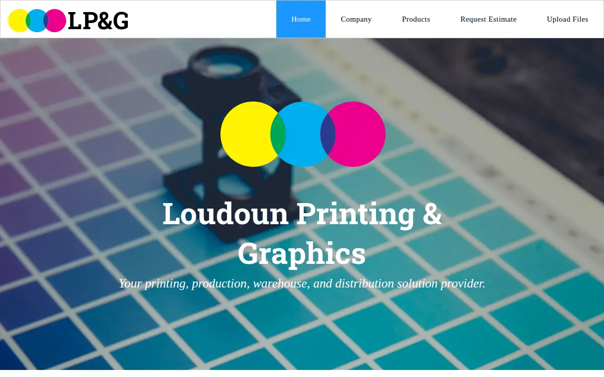 Homepage of L P & G LLC