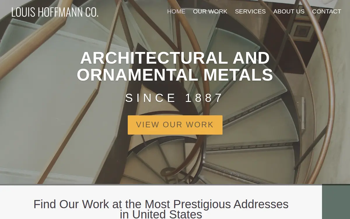 Homepage of Louis Hoffmann CO.