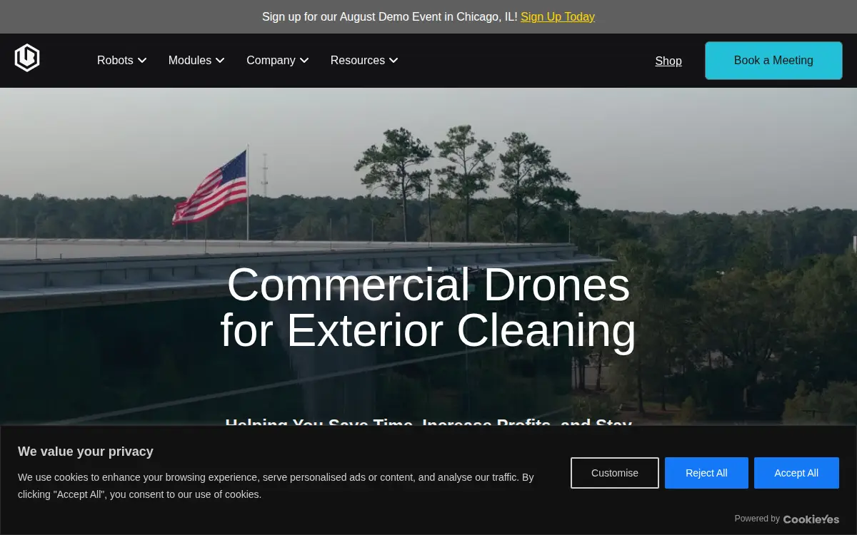 Homepage of Lucid Bots, INC