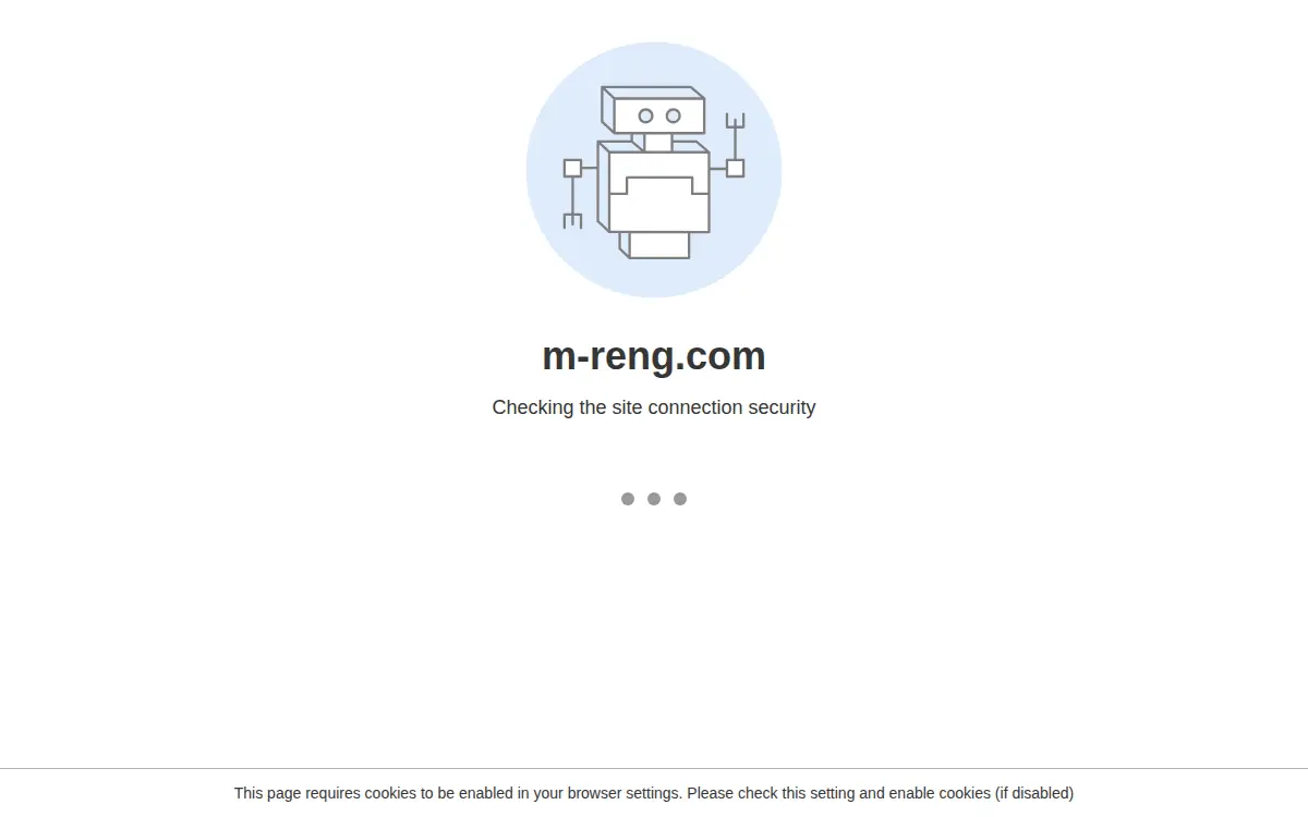 Homepage of M & R Engineering CO.
