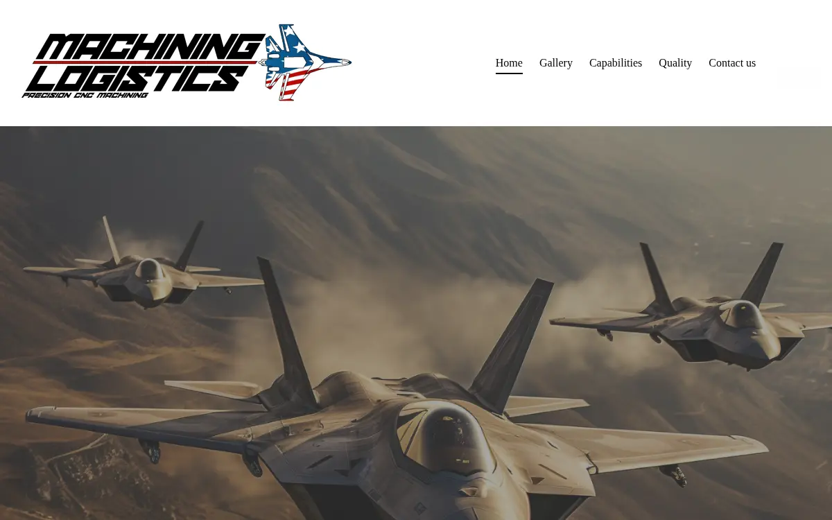 Homepage of Machining Logistics, INC.