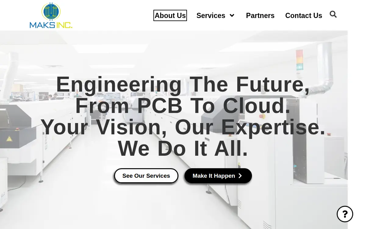 Homepage of M.a.k.s., Incorporated