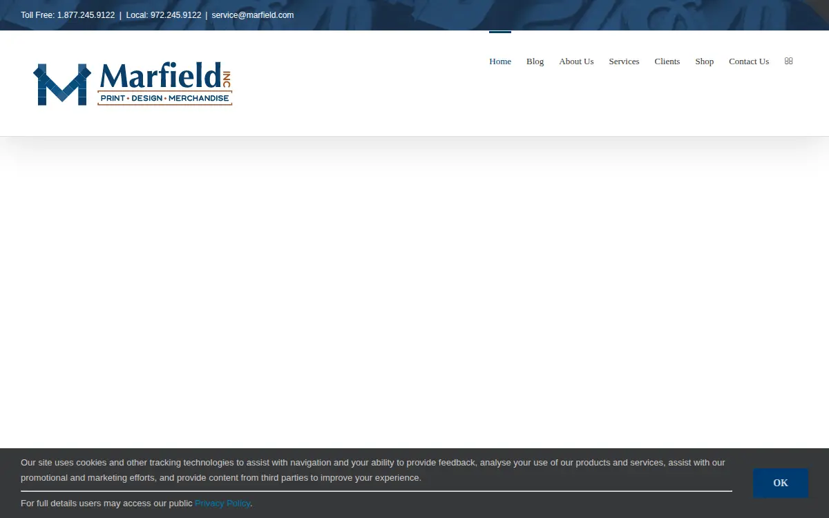 Homepage of Marfield INC