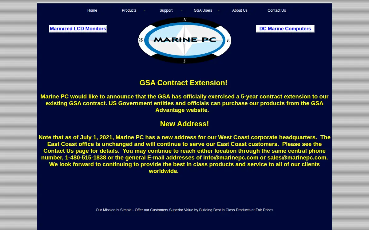 Homepage of Cavis Corporation