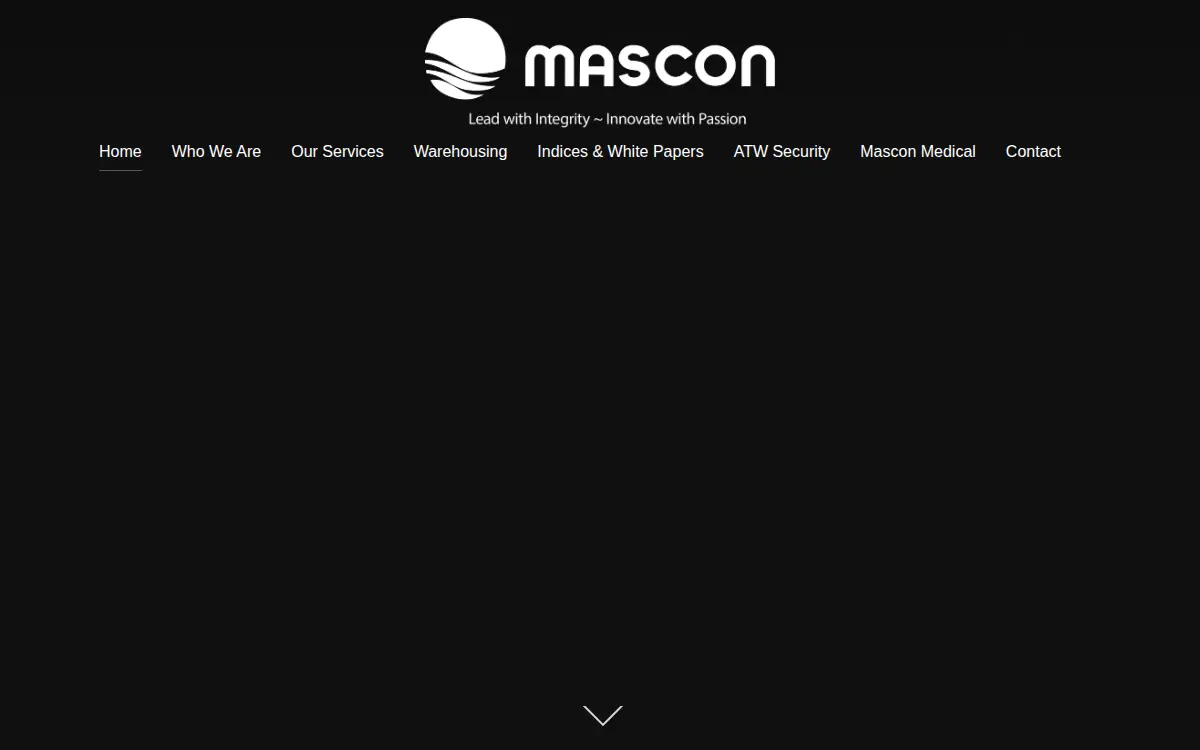 Homepage of Mascon, INC.