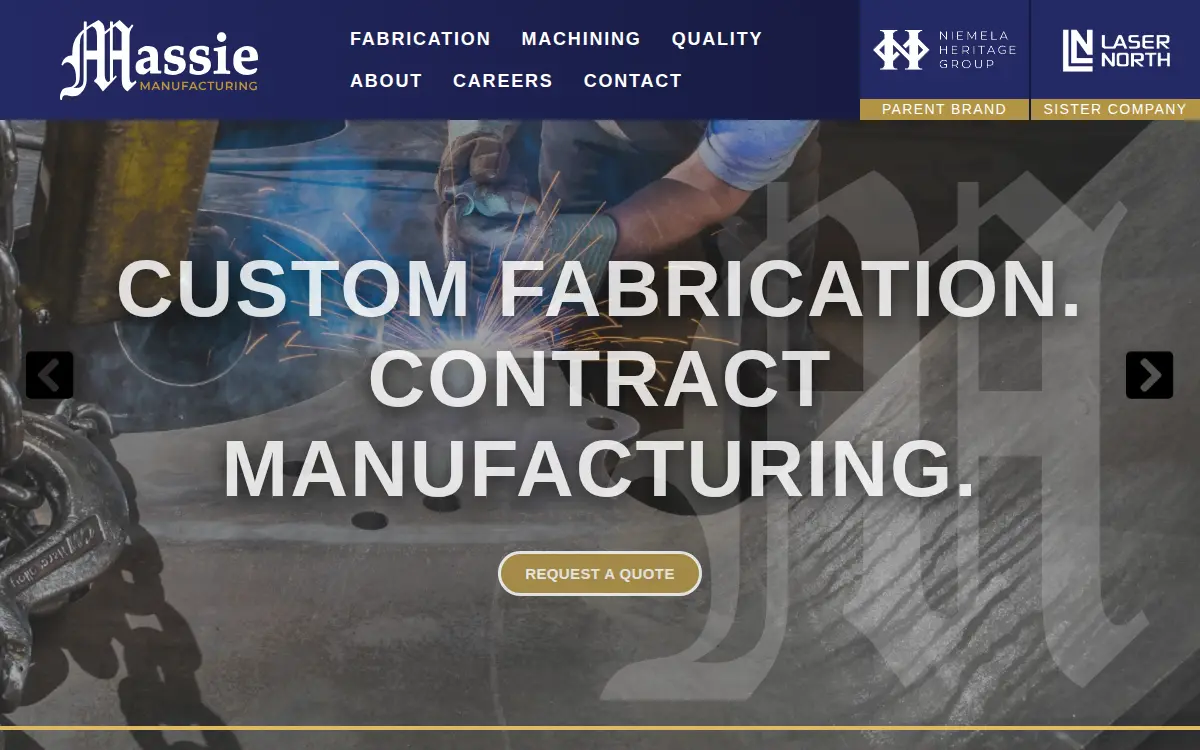 Homepage of Massie Mfg INC