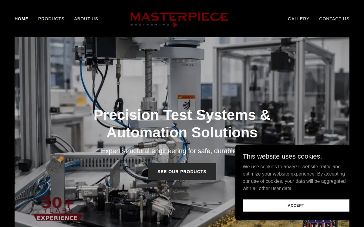 Homepage of Masterpiece Ms, LLC