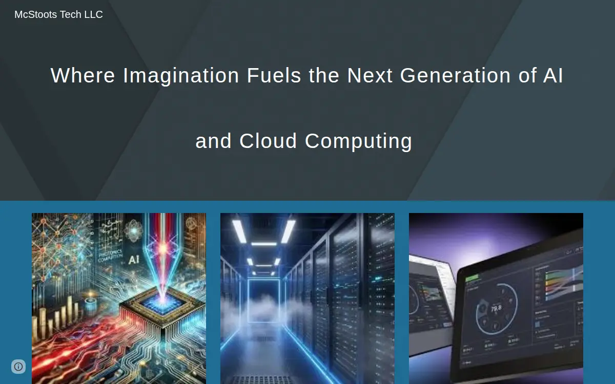 Homepage of Mcstoots Tech LLC