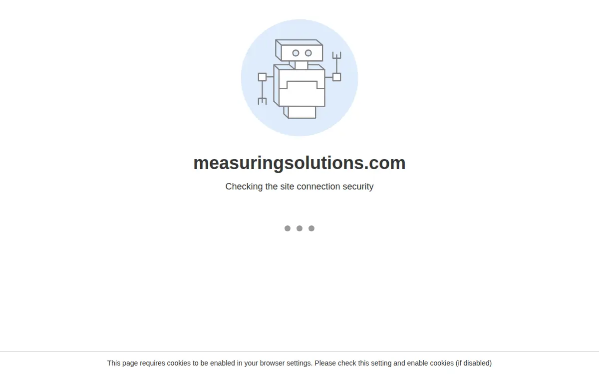 Homepage of Measuring Solutions, LLC