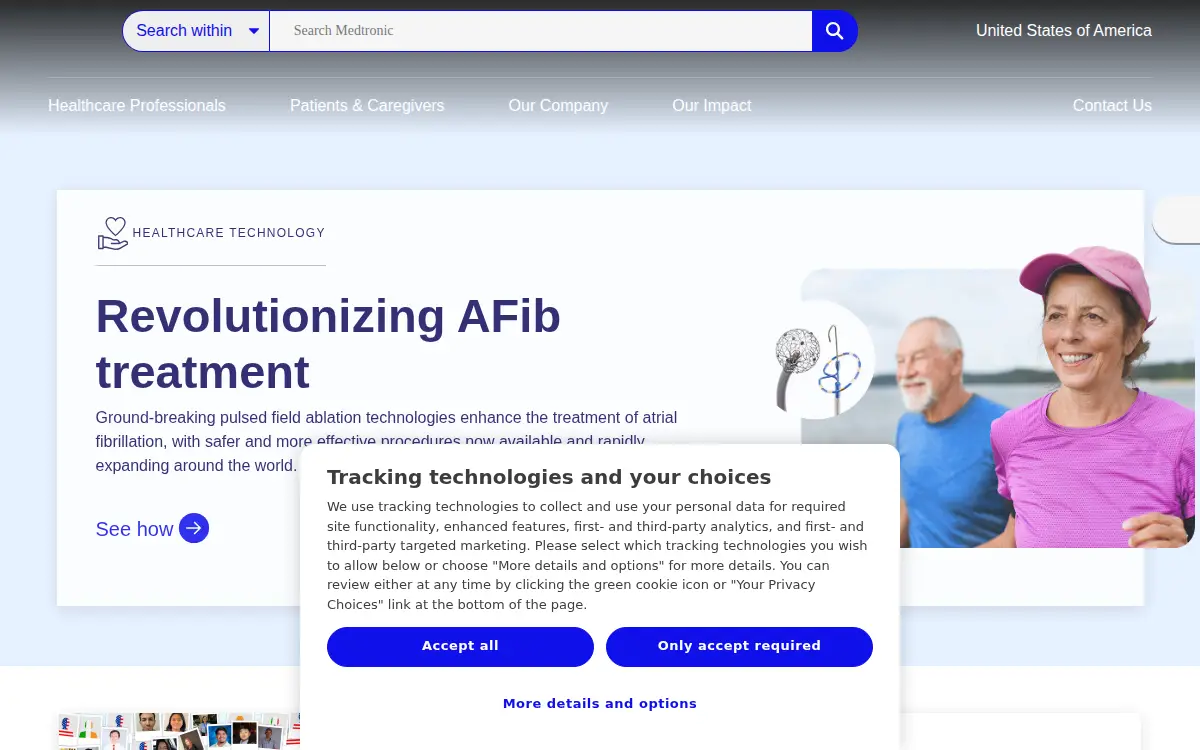 Homepage of Medtronic Sofamor Danek Usa, INC