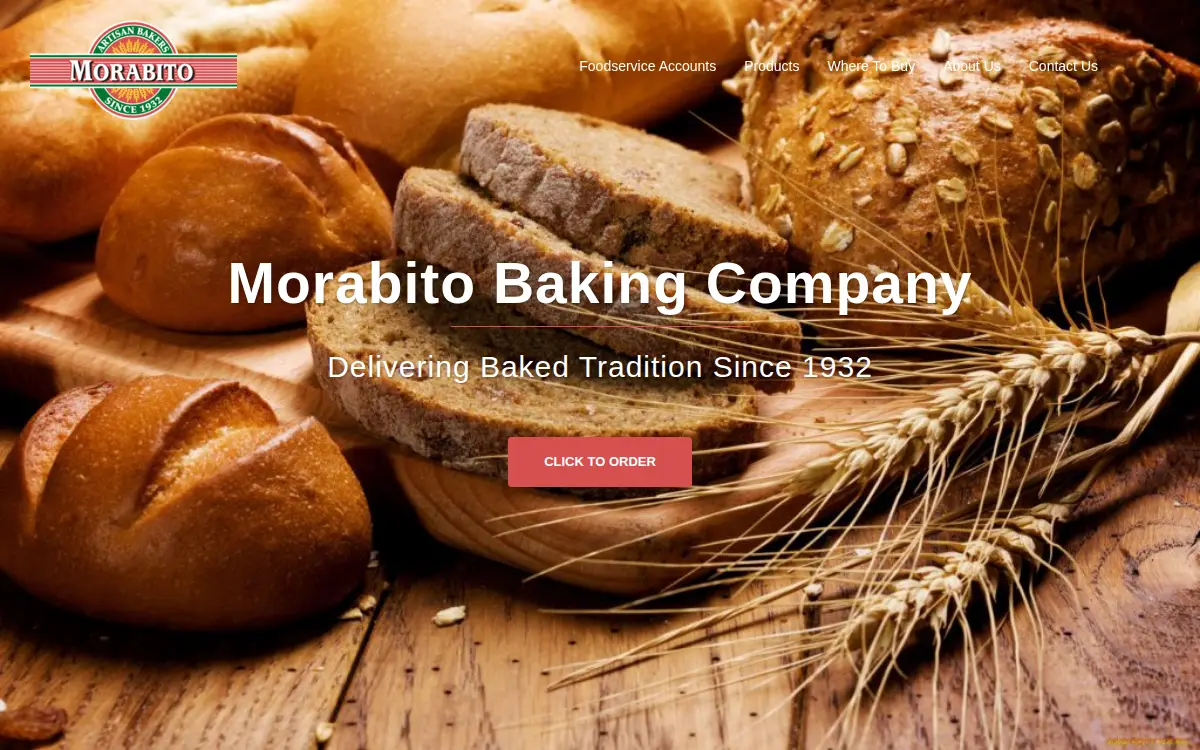 Homepage of Morabito Baking CO INC