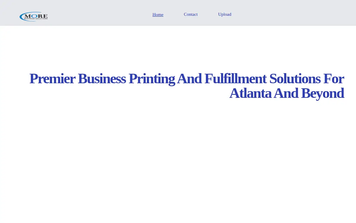 Homepage of Moore Partners, INC