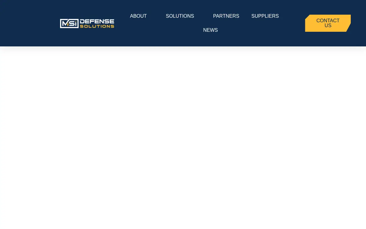 Homepage of Msi Defense Solutions LLC