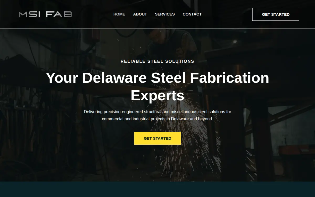 Homepage of Msi Fab LLC