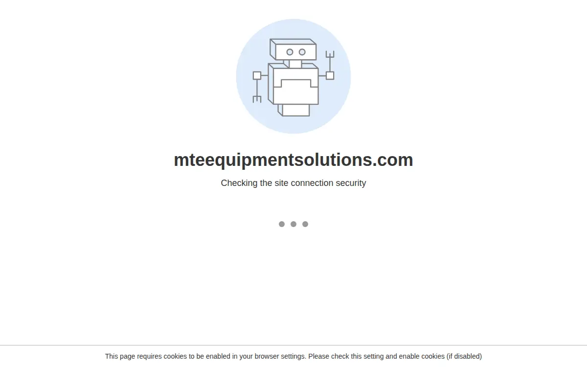 Homepage of Mte Equipment Solutions, INC
