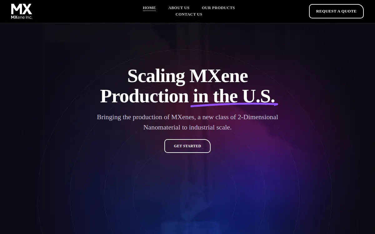 Homepage of Mxene INC