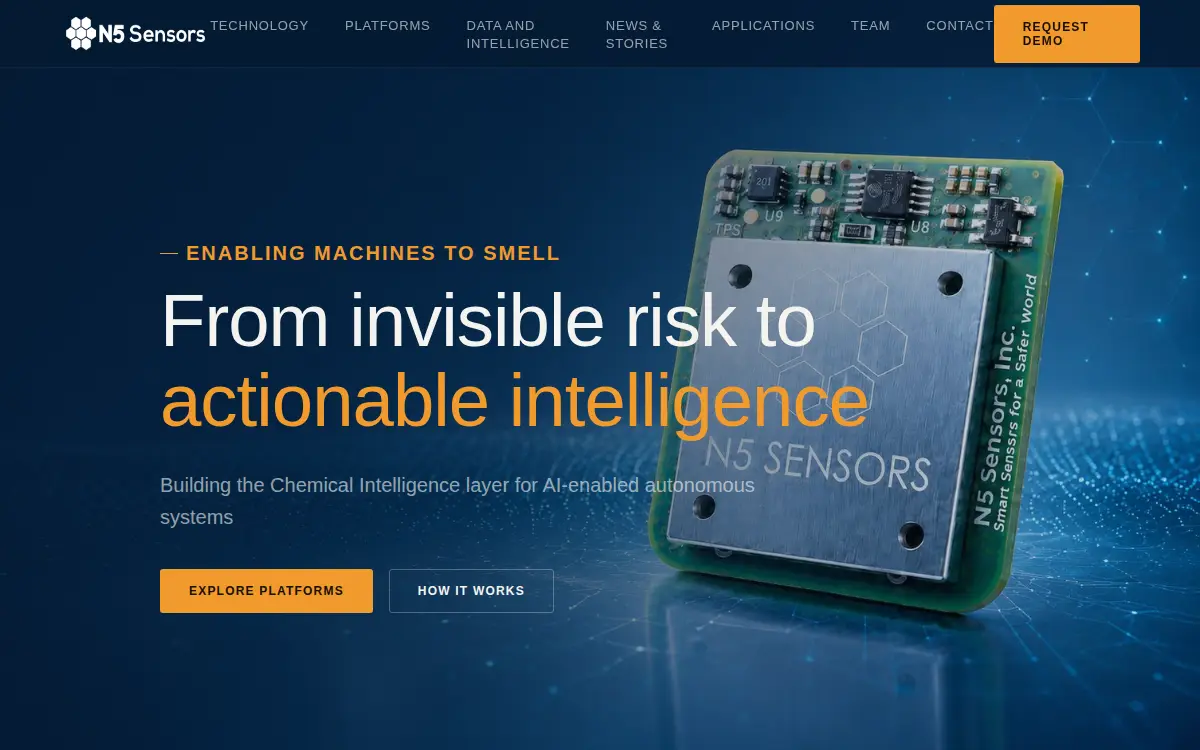 Homepage of N5 Sensors INC