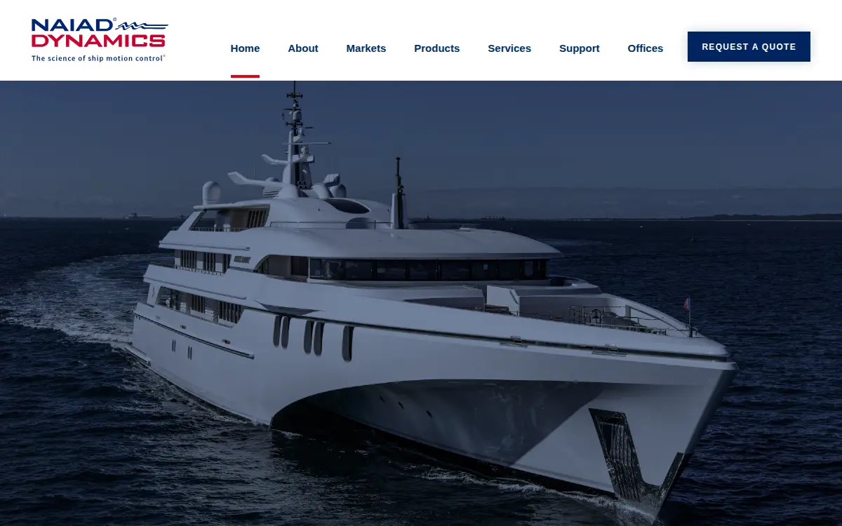 Homepage of Naiad Dynamics US INC