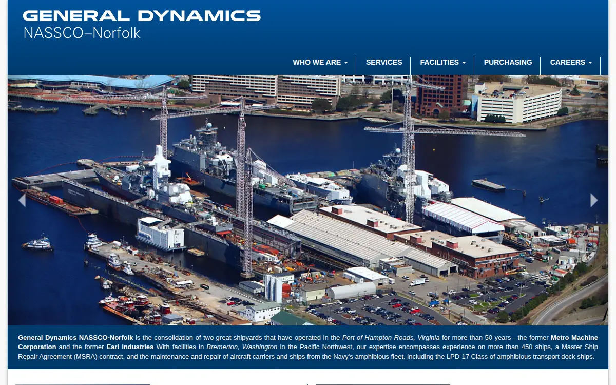 Homepage of Metro Machine CORP.