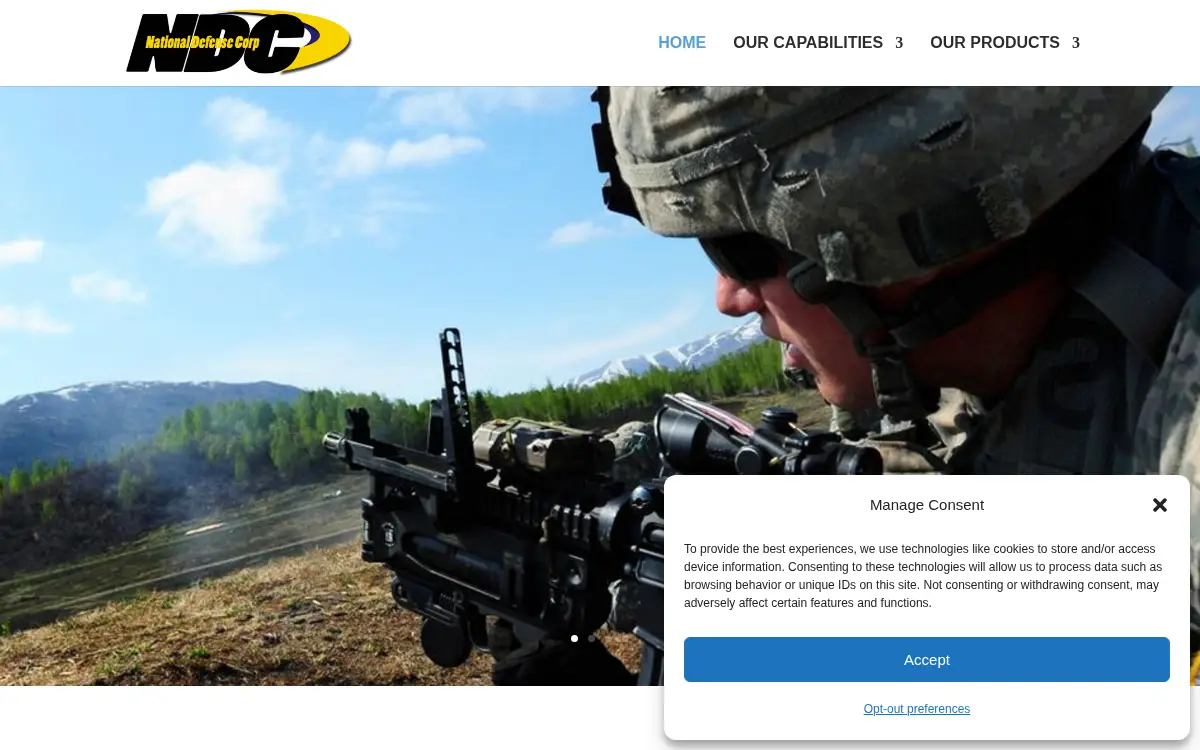 Homepage of Amtec Corporation