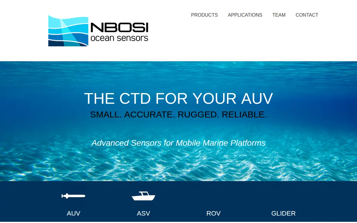 Homepage of Neil Brown Ocean Sensors, Incorporated