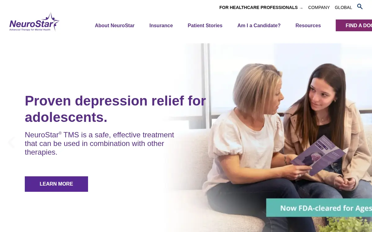 Homepage of Neuronetics, INC.