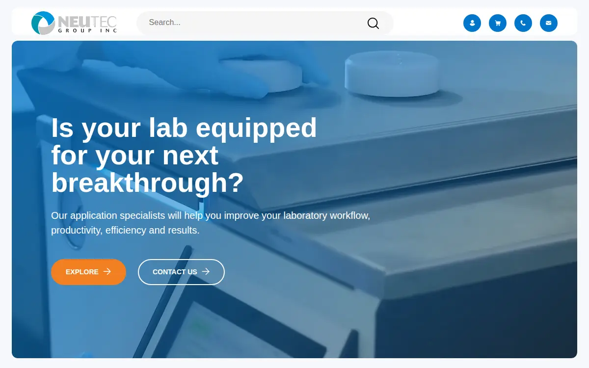Homepage of Neu-tec Group INC.
