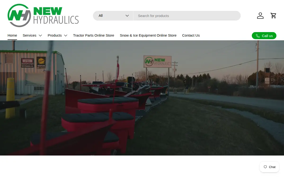 Homepage of New Hydraulics, INC.