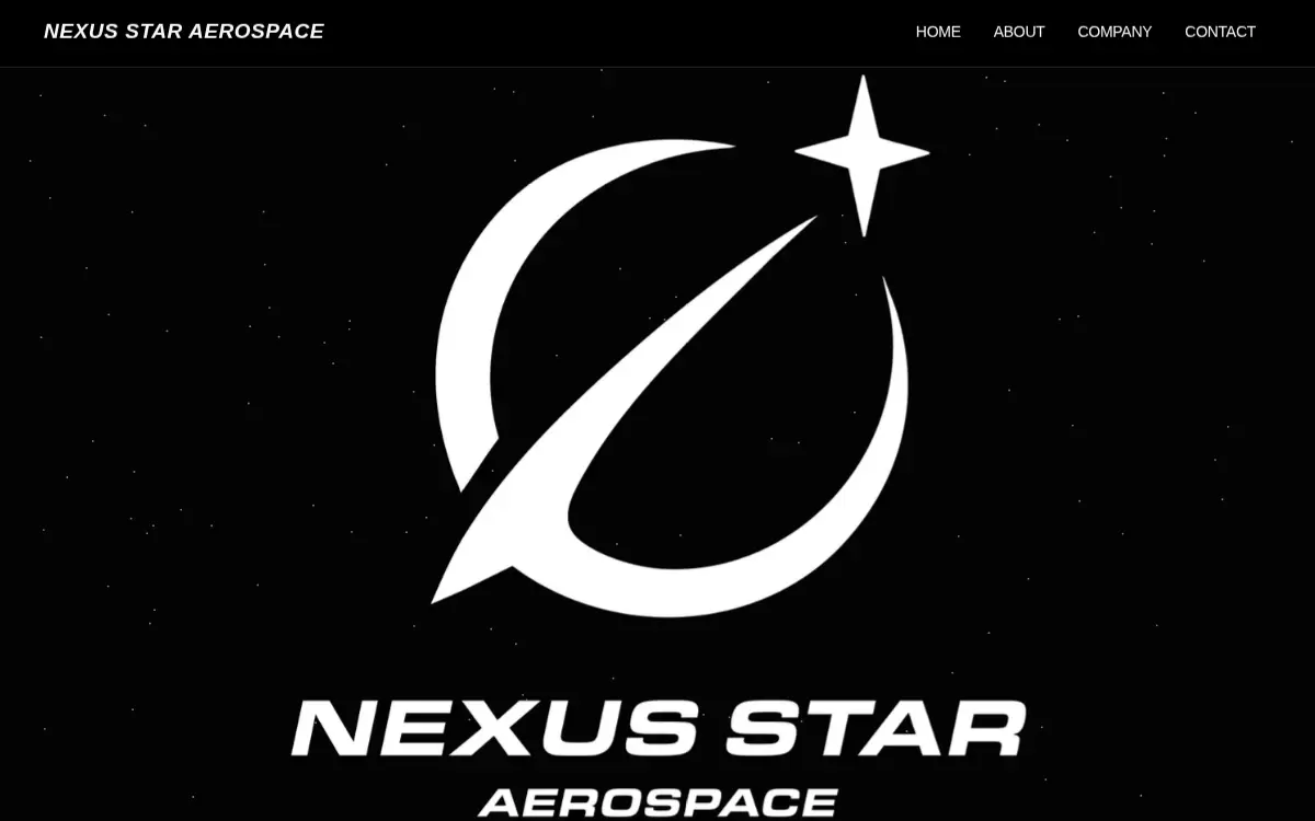 Homepage of Nexus Star Aerospace