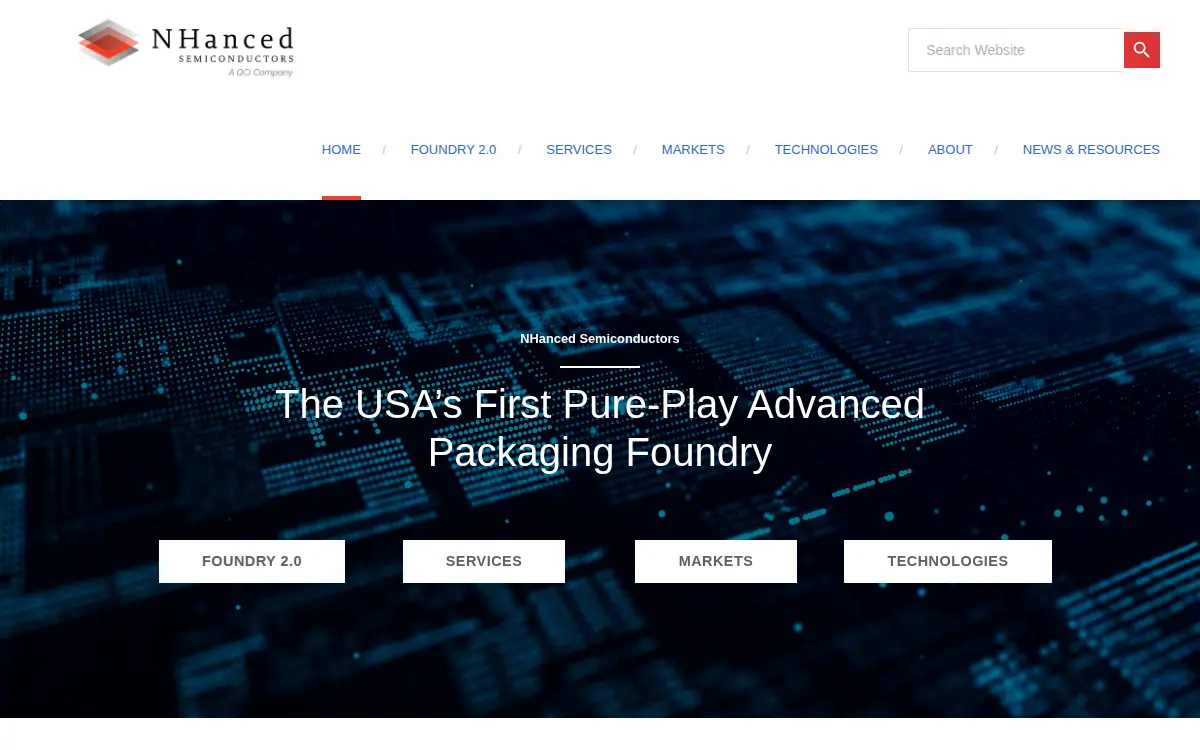 Homepage of Nhanced Semiconductors INC