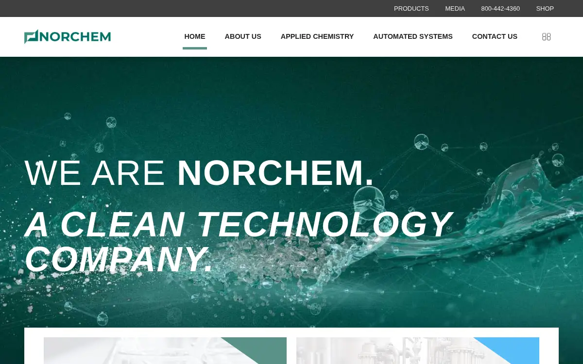 Homepage of Norchem CORP