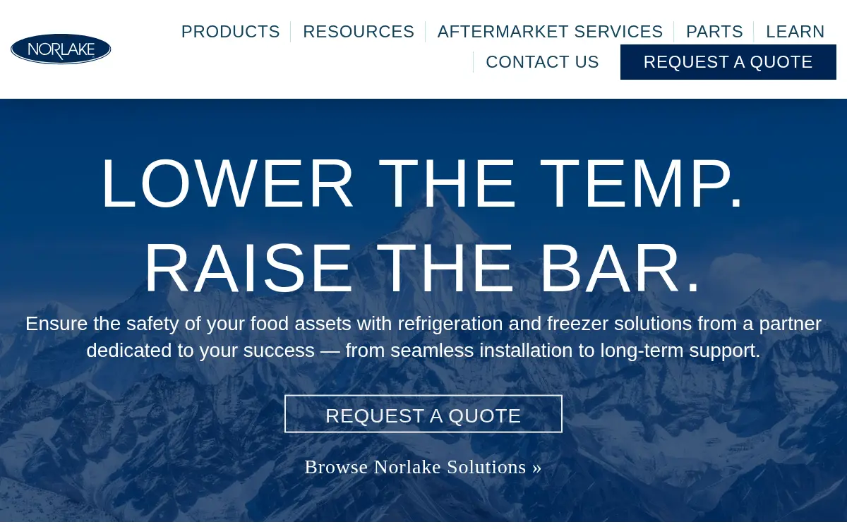 Homepage of Nor-lake, Incorporated