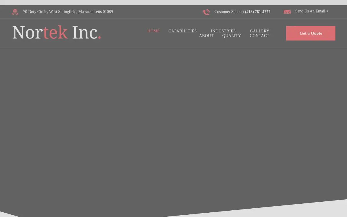Homepage of Nortek, INC.