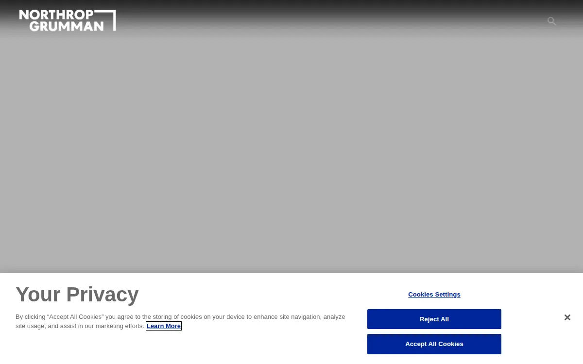Homepage of Northrop Grumman Systems Corporation