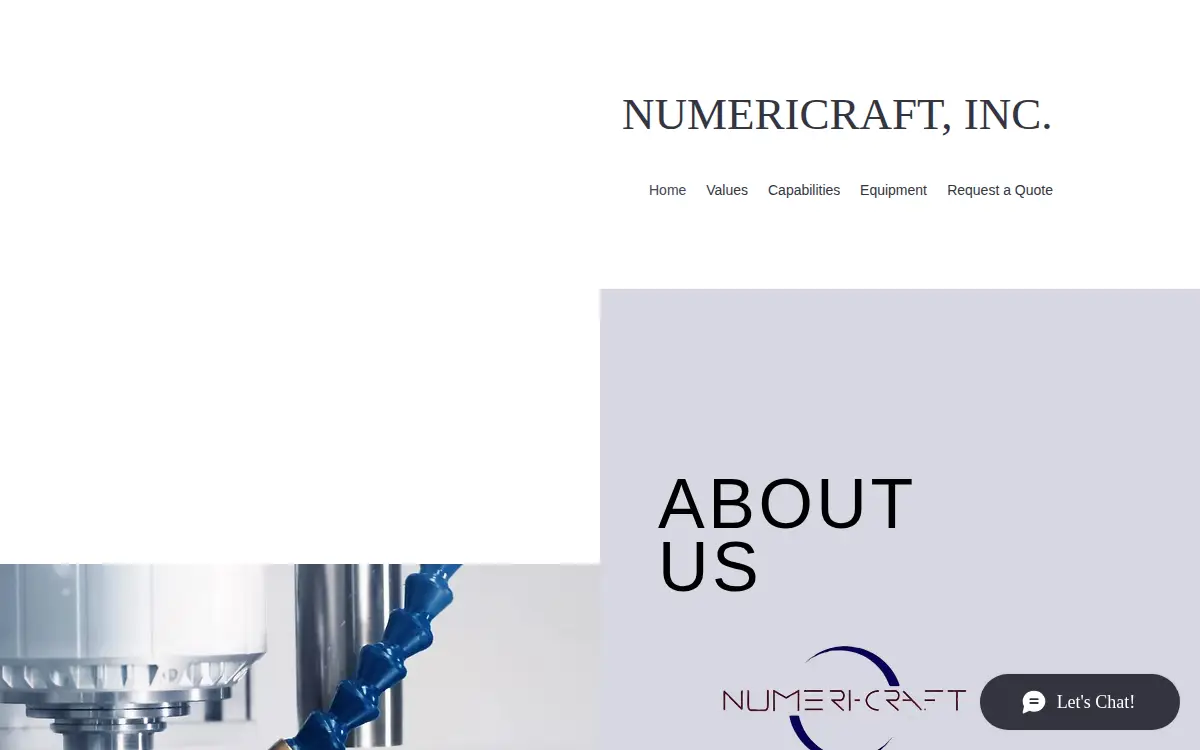Homepage of Numericraft, INC