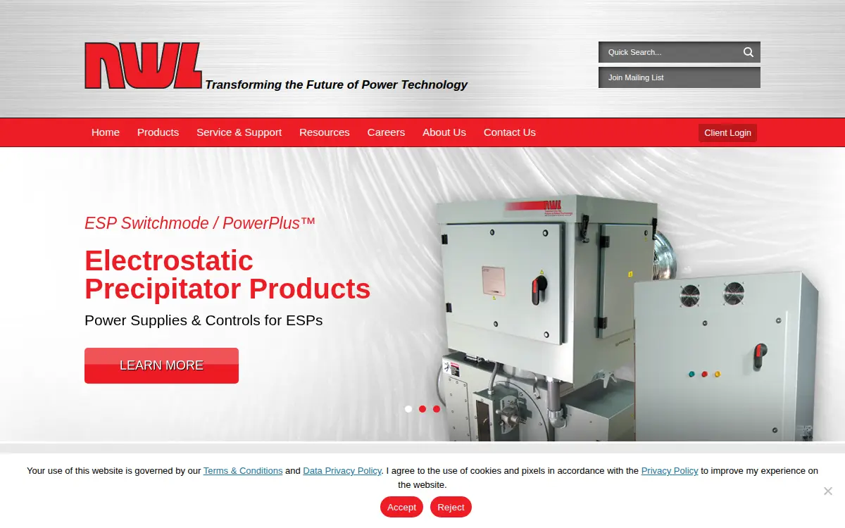 Homepage of Nwl, INC.
