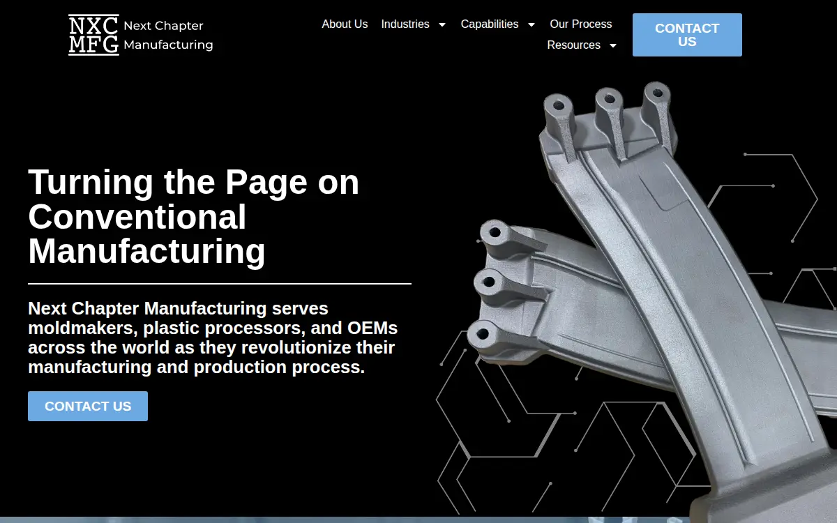 Homepage of Next Chapter Manufacturing CORP