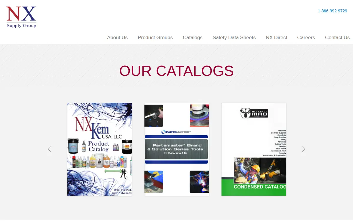 Homepage of Nxkem USA LLC