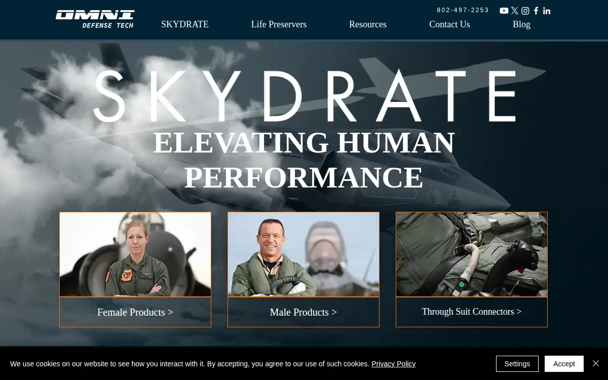 Homepage of Omni Medical Systems, INC.