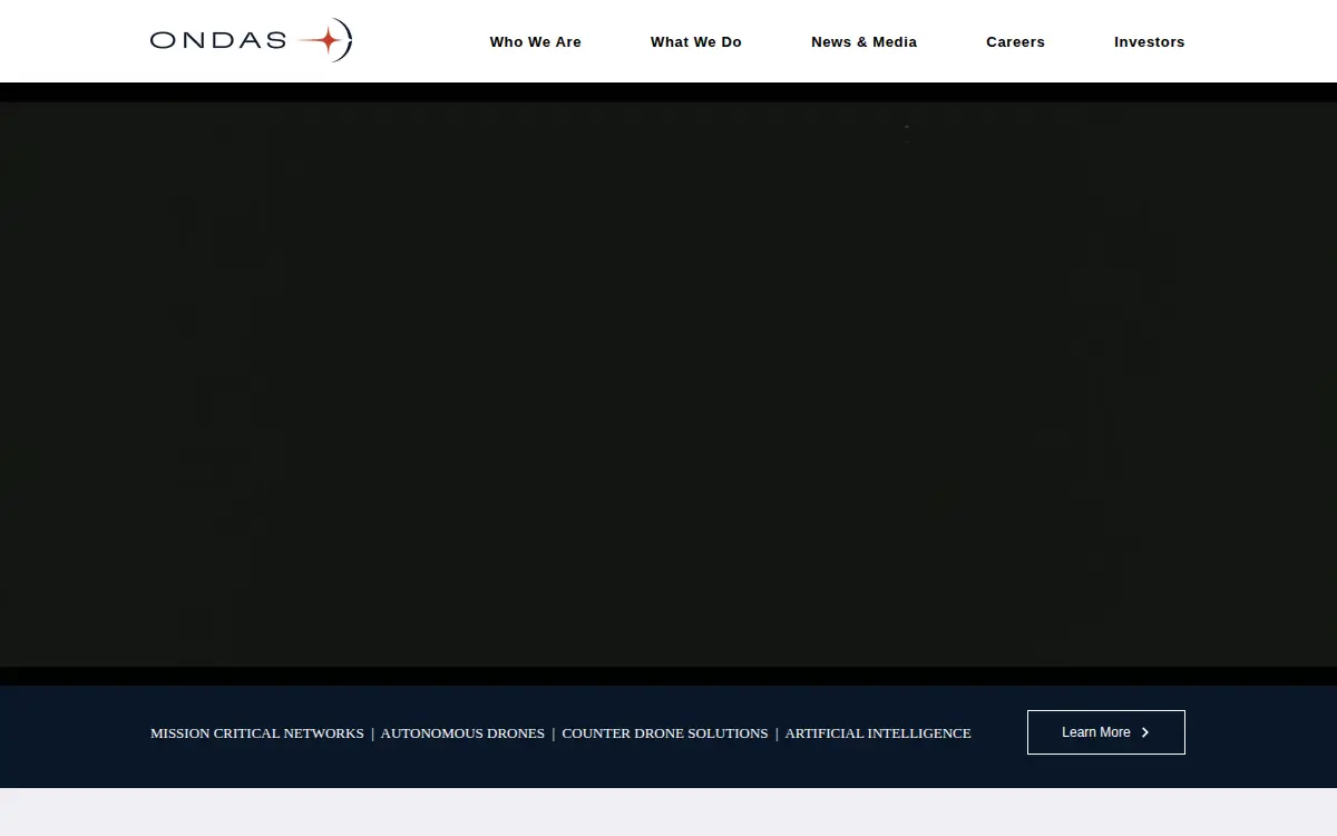 Homepage of Ondas Networks INC