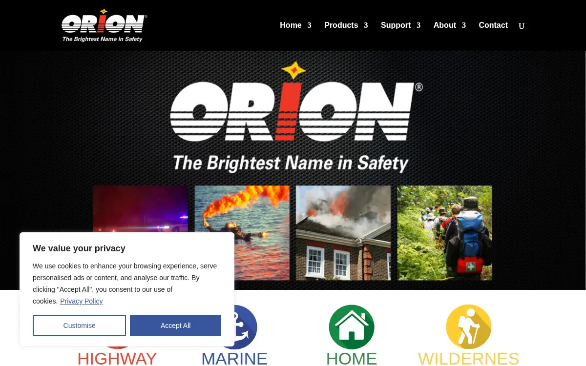 Homepage of Standard Fusee CORP